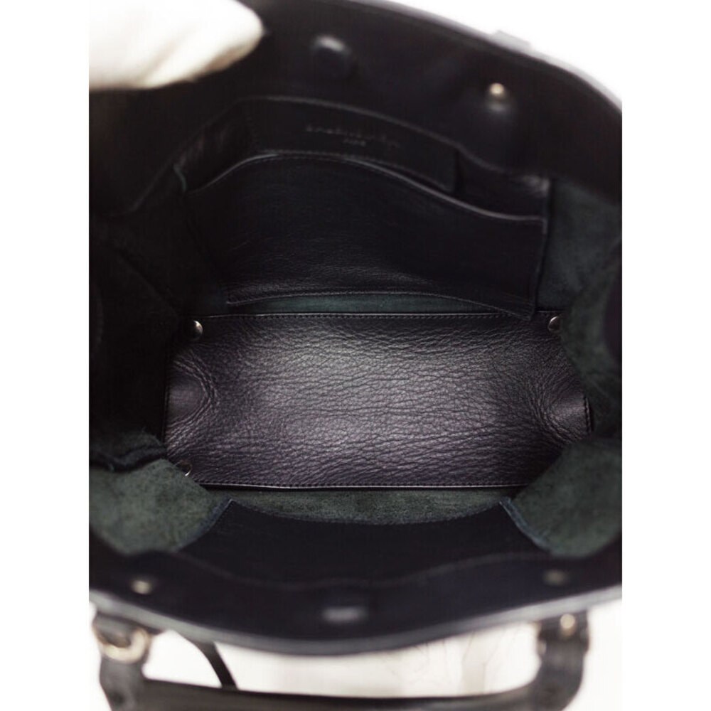 BALENCIAGA Paper Zip Around Shoulder Bag Black - Picture 3 of 9